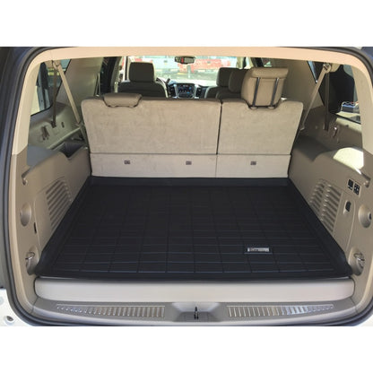 Westin 2015-2018 Chevrolet Suburban (Behind 3rd row) Wade Sure-Fit Cargo Liner - Black 72-117065 72-117065 Photo - Mounted