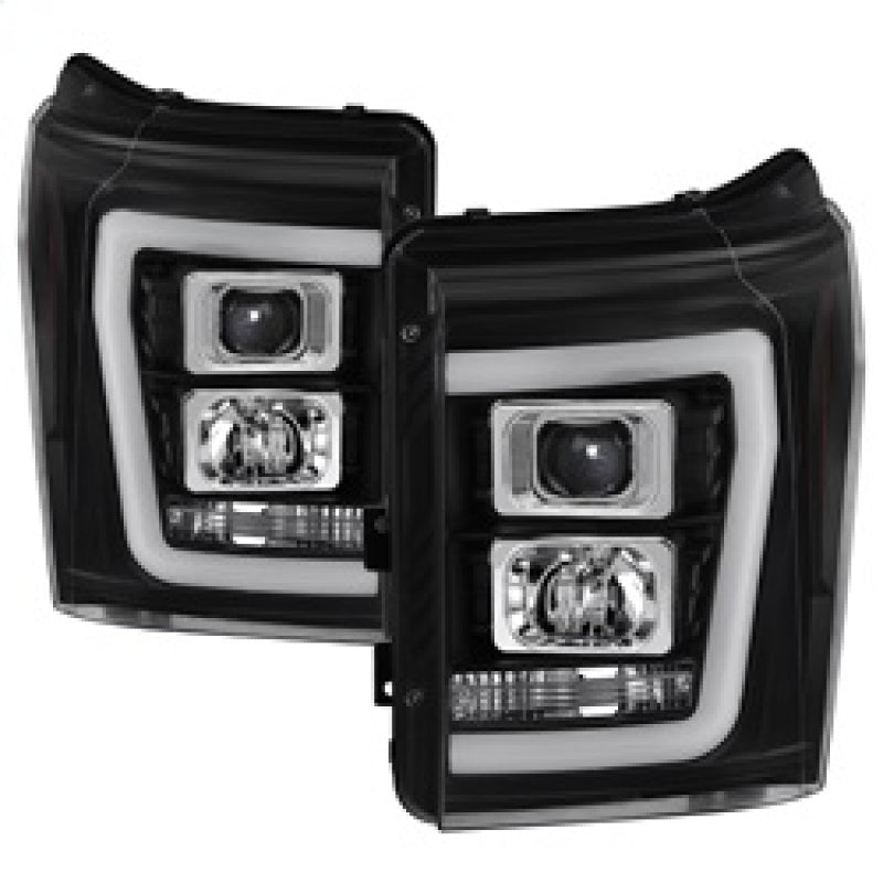 Spyder Ford F-250/F-350/F450 Super Duty 11-16 V2 Projector Headlights - Black (PRO-YD-FS11V2-LB-BK) 5084460 5084460 Photo - Primary