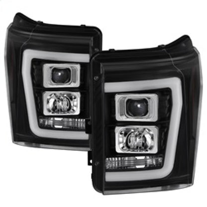 Spyder Ford F-250/F-350/F450 Super Duty 11-16 V2 Projector Headlights - Black (PRO-YD-FS11V2-LB-BK) 5084460 5084460 Photo - Primary