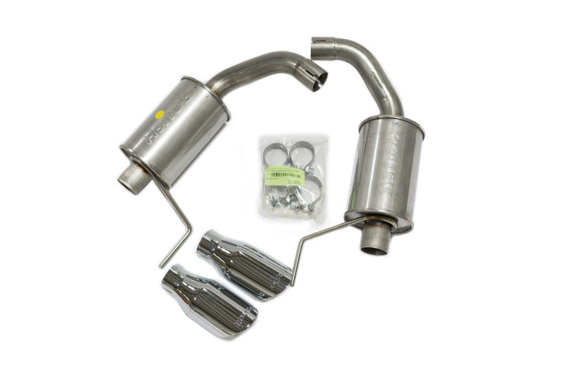 ROUSH 2015-2019 Ford Mustang 3.7L/2.3L V6/I4 Exhaust Kit w/ Round Tips 421837 421837 Photo - Primary