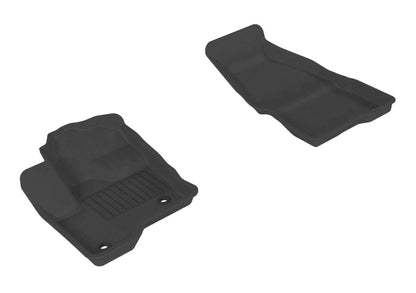 3D MAXpider 2009-2019 Ford Flex Kagu 1st Row Floormat - Black L1FR02111509 L1FR02111509 Photo - Primary