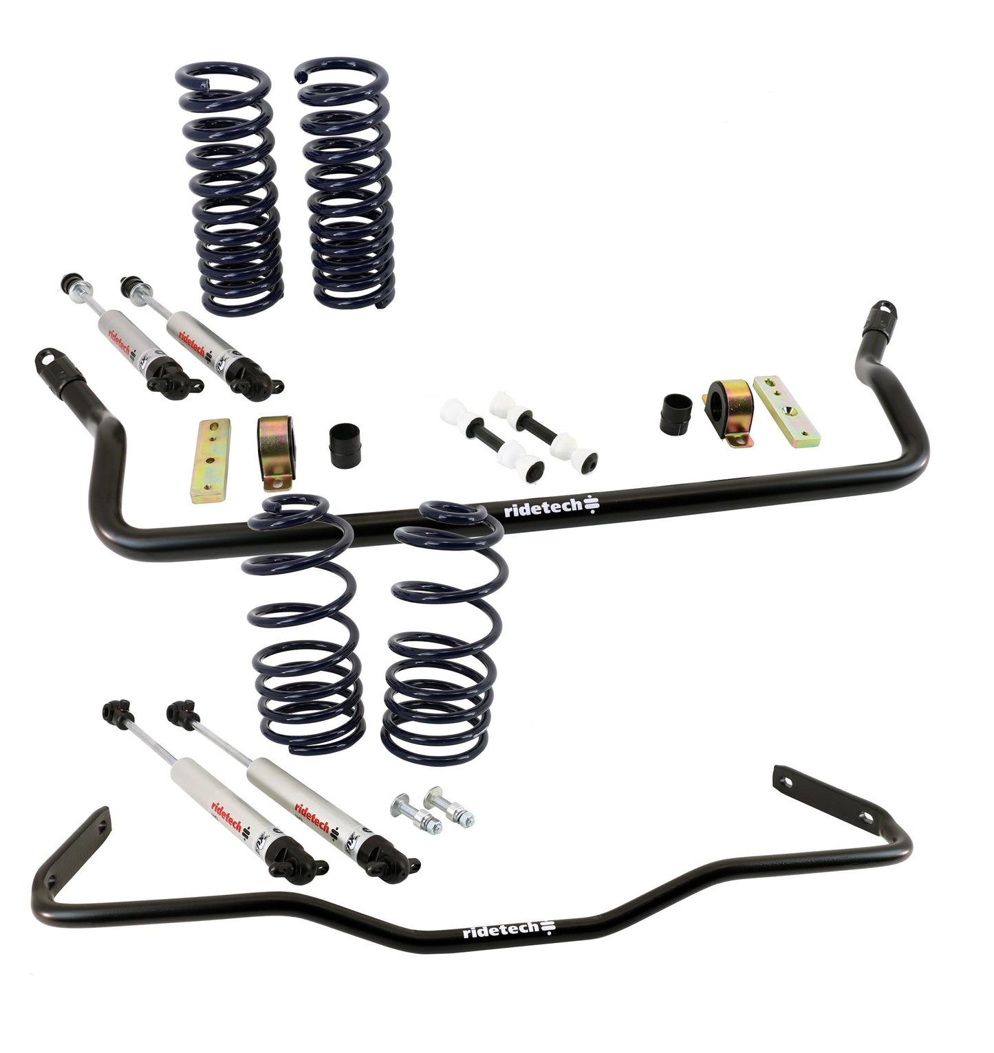 Ridetech 64-67 GM A-Body Big Block StreetGrip Suspension Kit w/o Ball Joints & Bushings 11235112