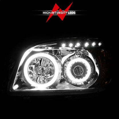 Anzo 2006-2008 Toyota Rav4 Projector Headlights w/ Halo Chrome (CCFL) 111121 Photo - Unmounted