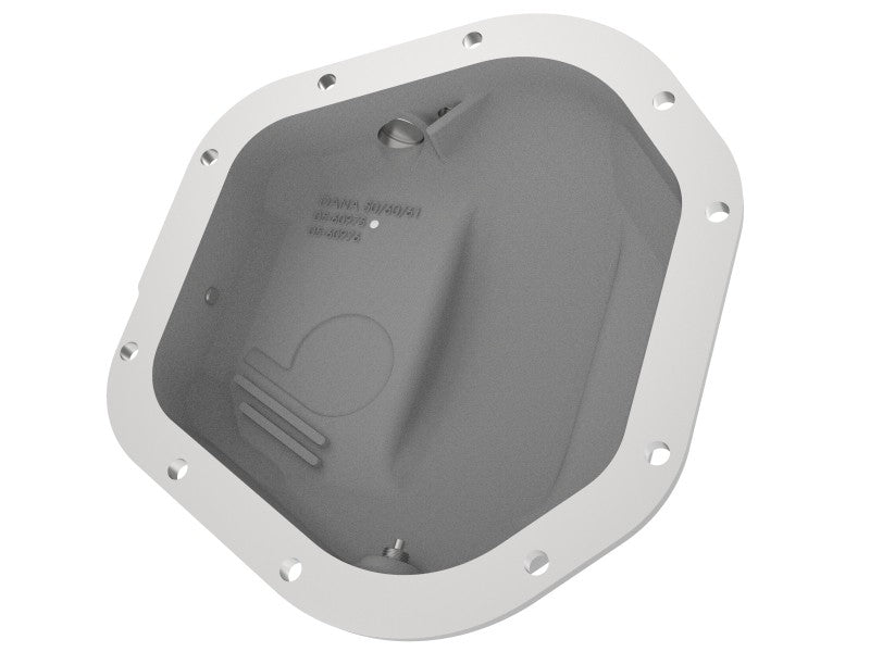 aFe Street Series Front Differential Cover Raw w/ Machined Fins : Ford F-2 46-70080 Photo - Unmounted