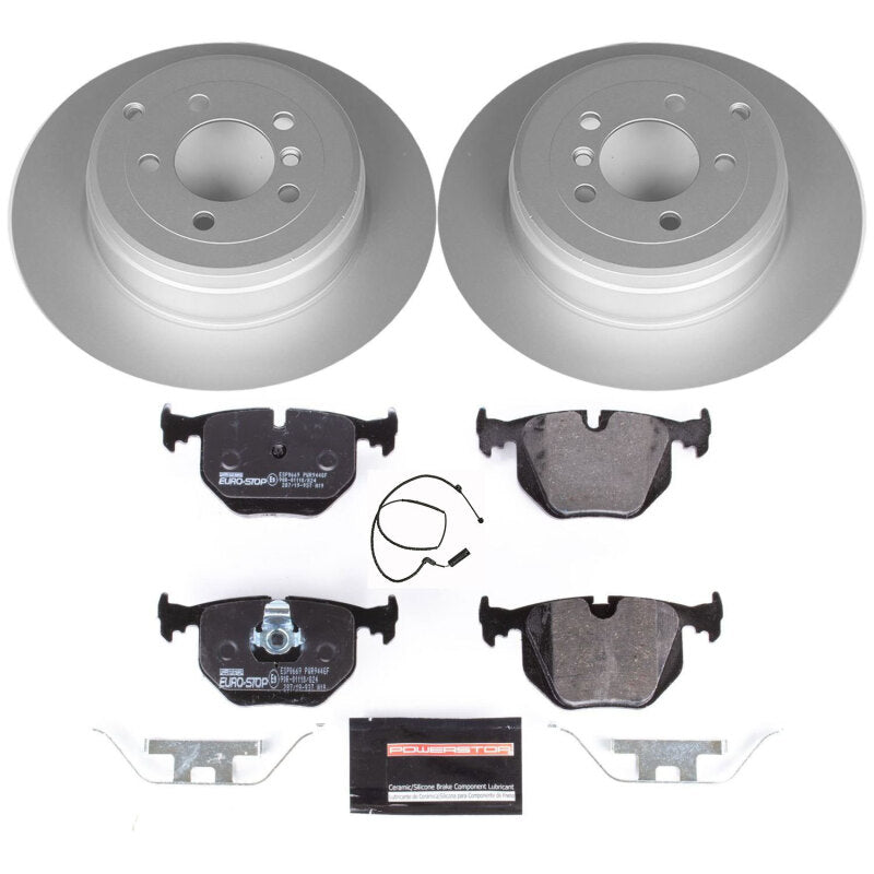 PowerStop Power Stop 03-05 Land Rover Range Rover Rear Euro-Stop Brake Kit ESK5742 ESK5742 Photo - Primary
