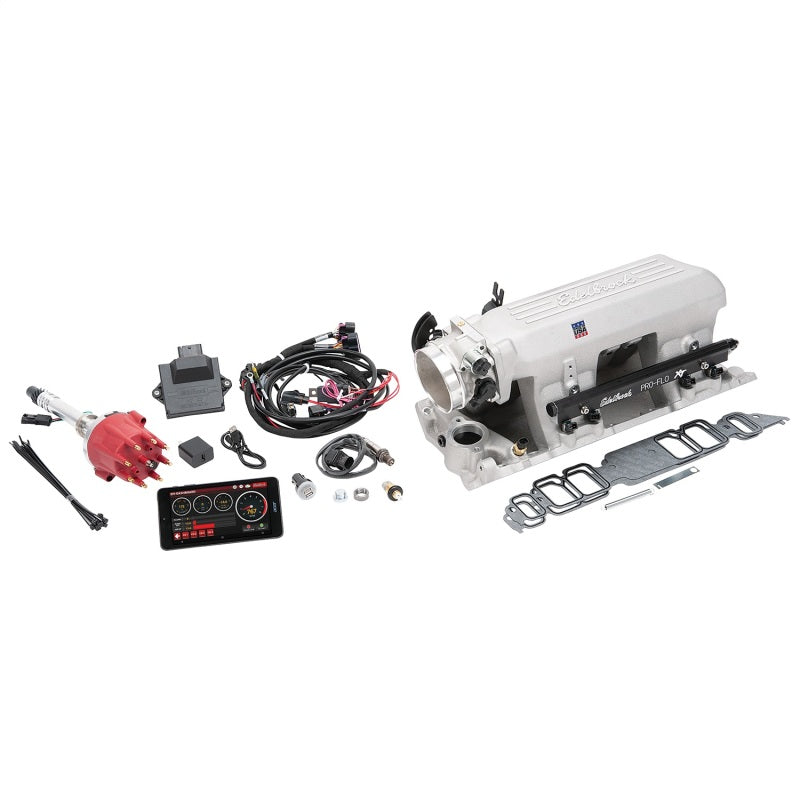 Edelbrock Pro Flo 4 XT EFI System Seq Port BBC Rect Port Std Deck 775 Max HP 60lb/hr Satin Finish 35880 35880 Photo - Primary