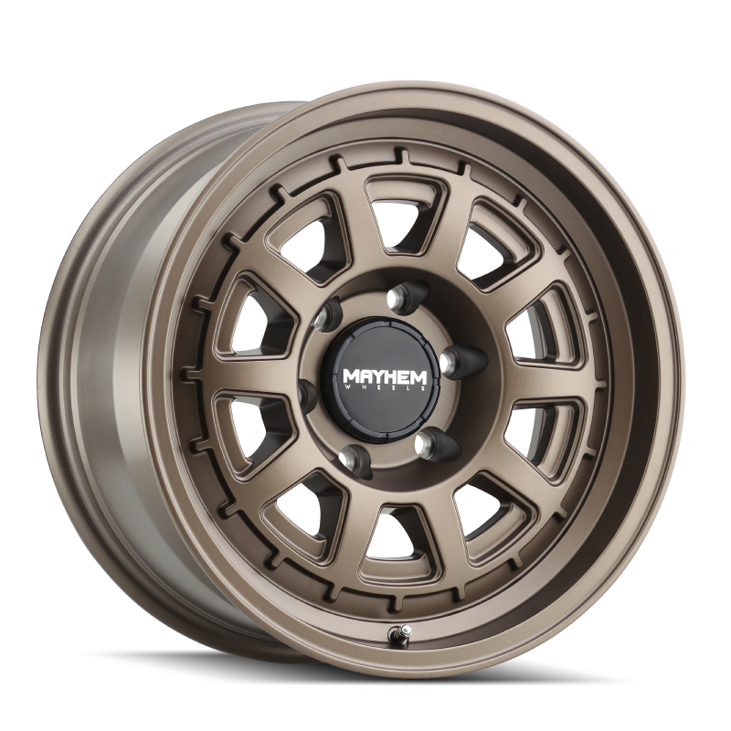 Mayhem 8303 Voyager 18x9 / 5x150 BP / 0mm Offset / 110mm Hub Dark Bronze Wheel 8303-8950MZ 8303-8950MZ Photo - Primary
