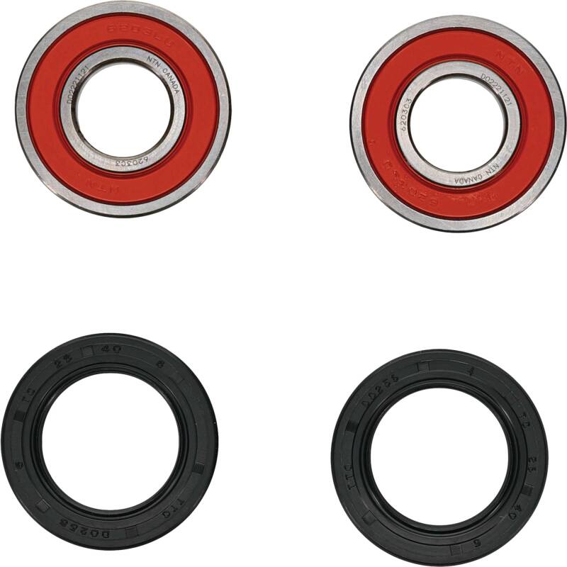 Pivot Works Honda Wheel Bearing Kit Premium Bearings 25-1225-P 25-1225-P Photo - Primary