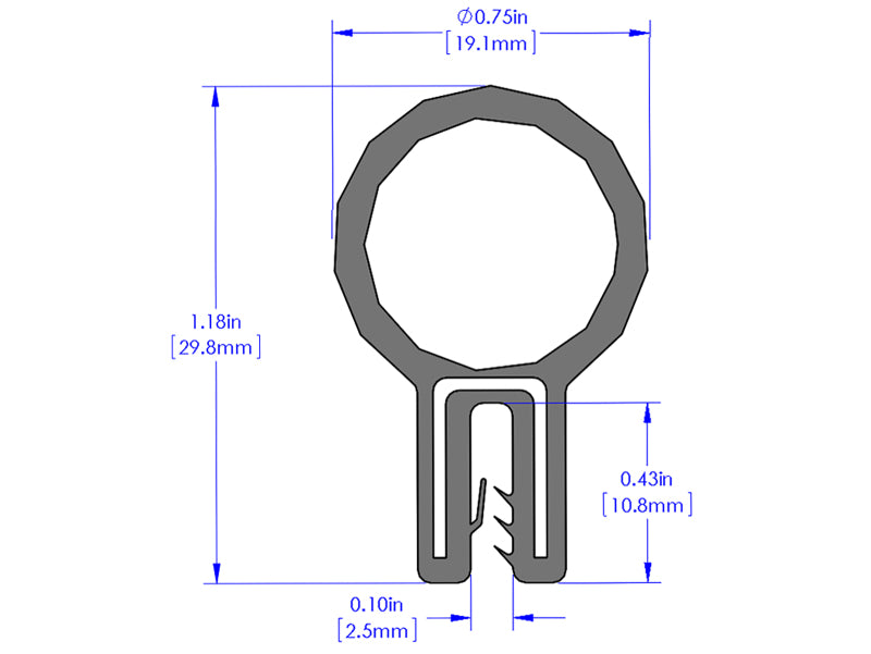 aFe MagnumFORCE Spare Parts Trim Seal Kit (1/16IN X 3/4IN) x 36IN L 59-10092 59-10092 Photo - Unmounted