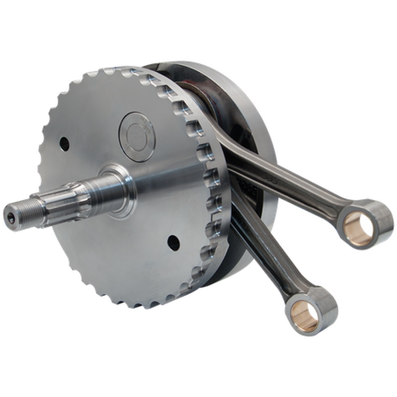 S&S Cycle 2007+ BT 4-5/8in Stroke Flywheel Assembly w/o Sprocket Shaft Bearing Race 320-0464 320-0464 User 1