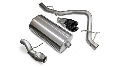 Corsa Performance 09-11 Chevrolet Tahoe 5.3L V8 Black Sport Cat-Back Exhaust 14912BLK Photo - Primary