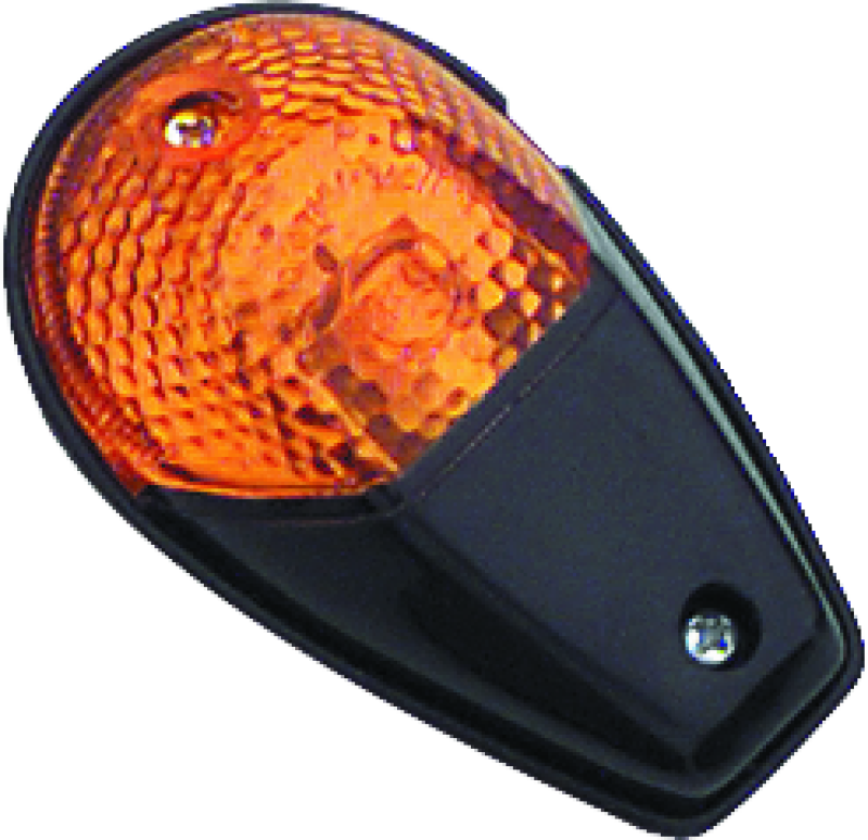 BikeMaster Universal Flush Mount Marker Light - Black/Amber 268018 268018 Photo - Primary