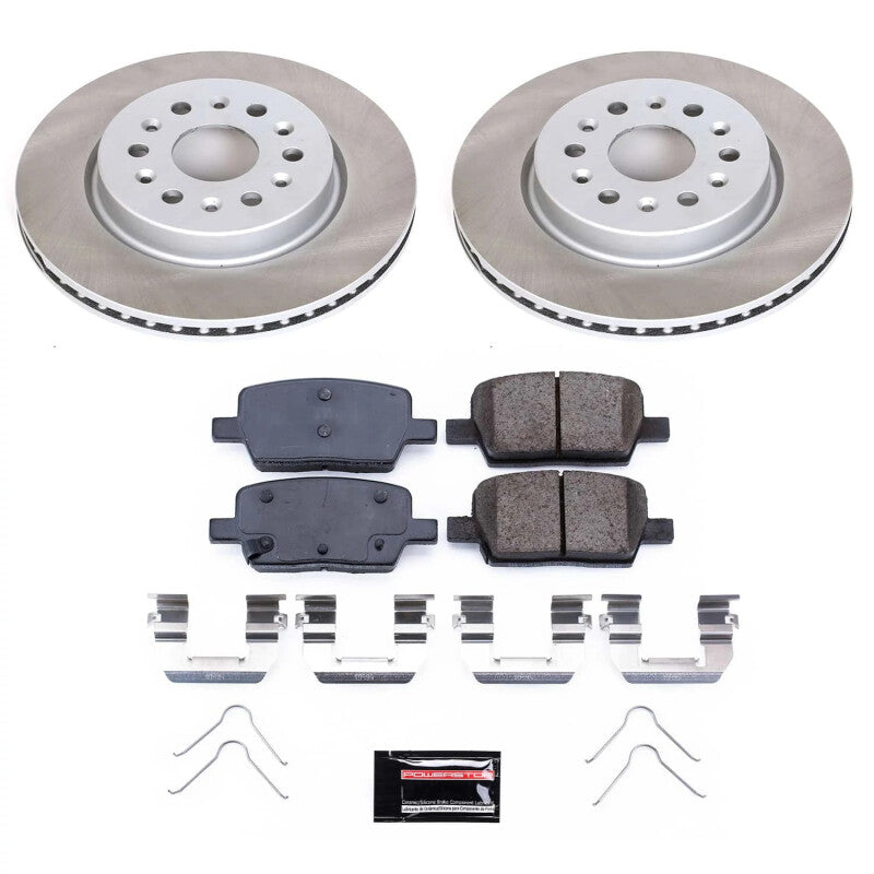 PowerStop Power Stop 17-20 GMC Acadia Rear Semi-Coated Rotor Kit SC7411 SC7411 Photo - Primary
