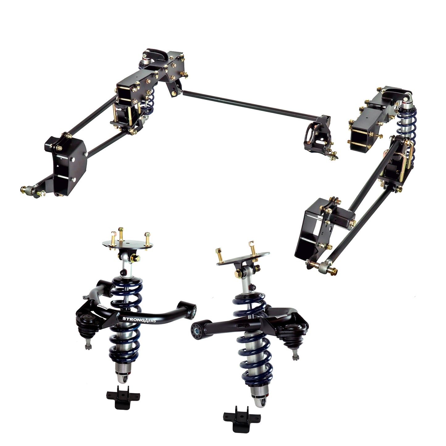 Ridetech 14-18 GM 1500 2WD Complete Coilover Suspension System 11710204