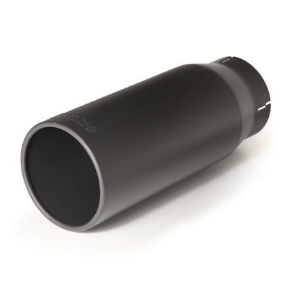 Banks Power Tailpipe Tip Kit - SS Round Straight Cut - Black - 4 In Tub 52931 Photo - Primary