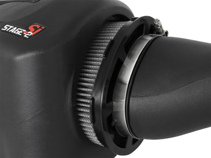 aFe Stage-2 Si Pro DRY S Cold Air Intake System for GM Silverado/Sierra 51-82332 Photo - Unmounted