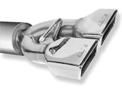 Borla 11-14 Dodge Challenger 3.6L AT/MT RWD 2Dr Single Split Rear Exit Rectangle Tip Catback Exhaust 140482 140482 Photo - Close Up