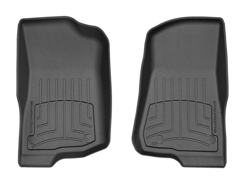 WeatherTech 2020+ Jeep Gladiator Front FloorLiner HP - Black 4413131IM 4413131IM Photo - Primary