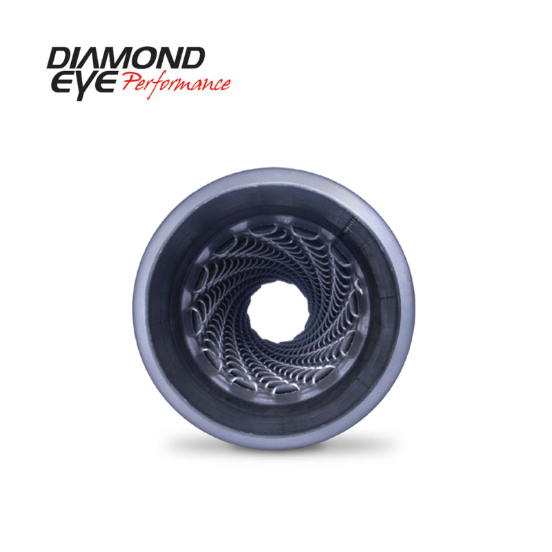 Diamond Eye Performance Diamond Eye RESONATOR 4in W/ ENDS (CLAMPED) AL 400405 400405 Photo - Unmounted