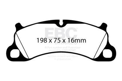 EBC Disc Brake Pad Set DP42144R Photo - Primary