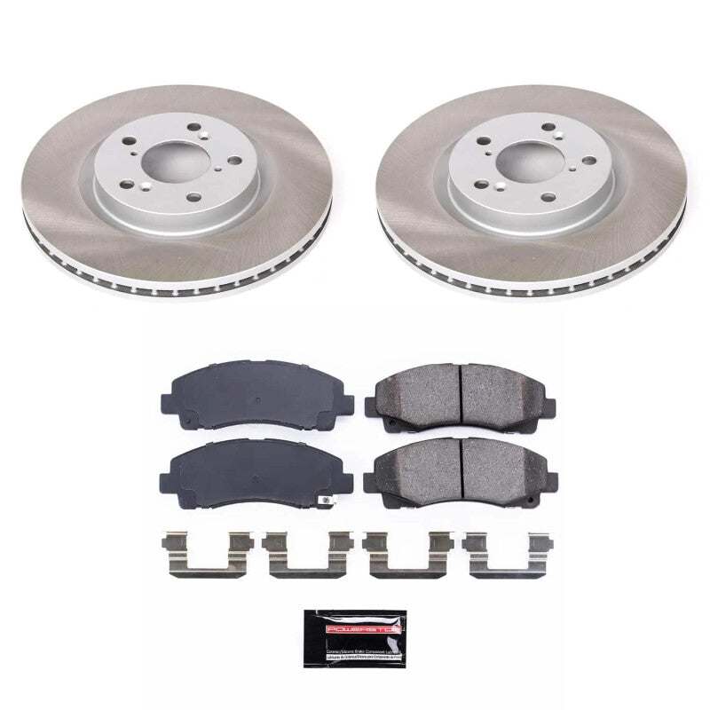 PowerStop Power Stop 09-14 Acura TL Front Semi-Coated Rotor Kit SC5855 SC5855 Photo - Primary