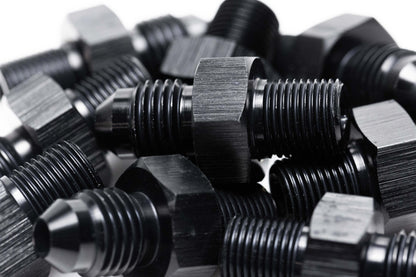 GReddy OPTIONAL 1/8BSP MALE to 4AN MALE, ALUM. FITTING - () 11908602