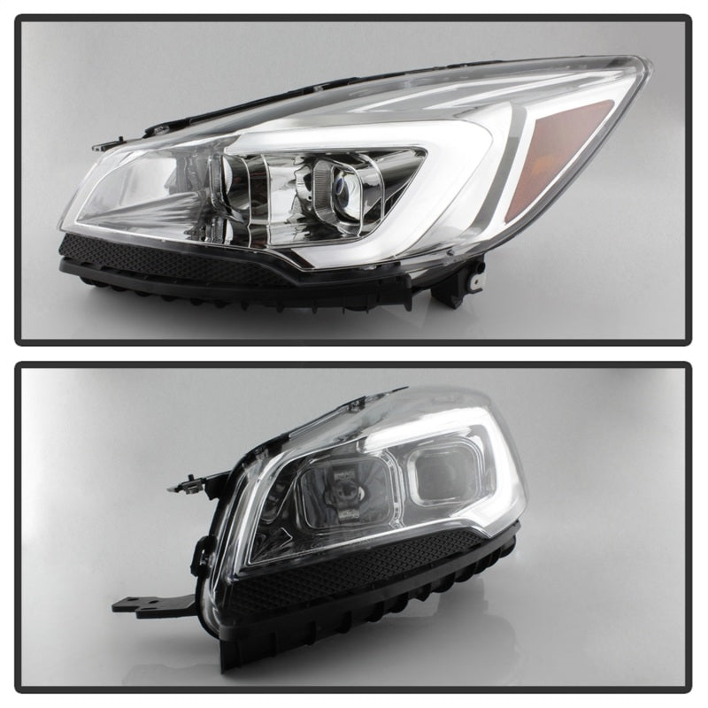 SPYDER xTune 13-16 Ford Escape 13-16 LED Light Bar Halogen Proj Headlights - Chrome (PRO-JH-FESCA13-LB-C) 9042928 9042928 Photo - Unmounted