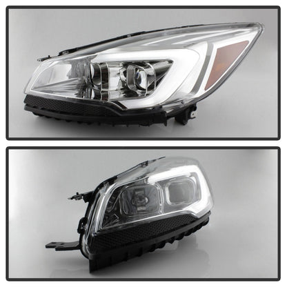 SPYDER xTune 13-16 Ford Escape 13-16 LED Light Bar Halogen Proj Headlights - Chrome (PRO-JH-FESCA13-LB-C) 9042928 9042928 Photo - Unmounted
