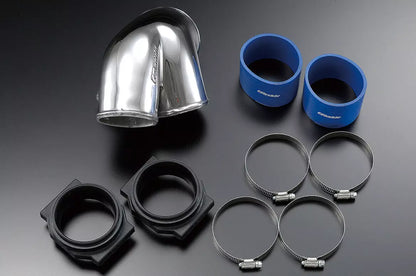 GReddy SINGLE TURBO SUCTION PIPE (100mm - 2x80MM) BNR32/BCNR33/BNR34 11920110