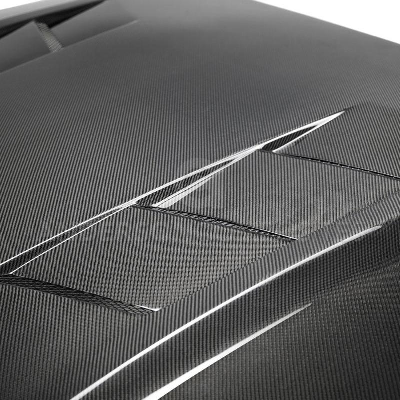 Anderson Composites 2018 Ford Mustang GT Type-SA Style Heat Extractor Double Sided Carbon Fiber Hood AC-HD18FDMU-SA-DS AC-HD18FDMU-SA-DS User 3