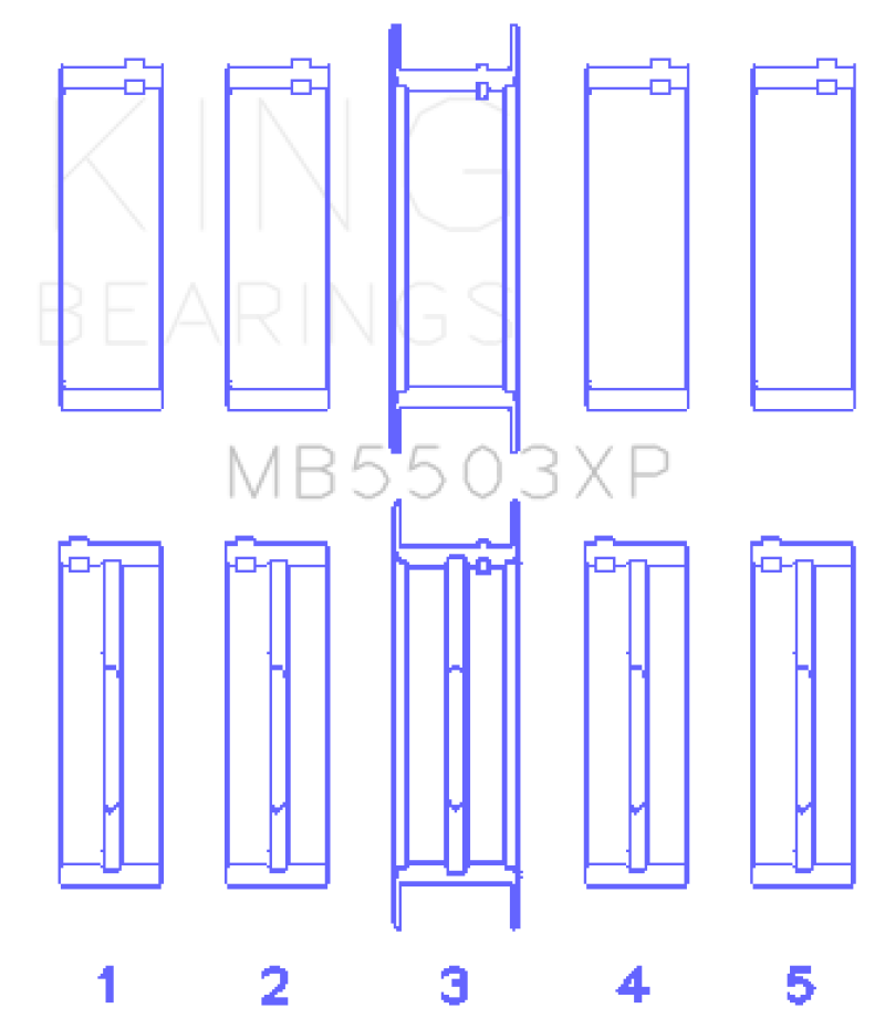 King Engine Bearings KING Performance Main Bearings Engine Components Bearings main image