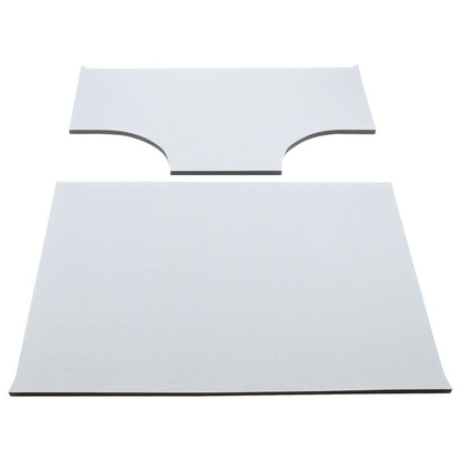 DEI 03-06 Jeep Wrangler TJ 2-Door w/Speaker Pods Boom Mat Headliner - 2 Piece - White 50148 50148 Photo - Primary
