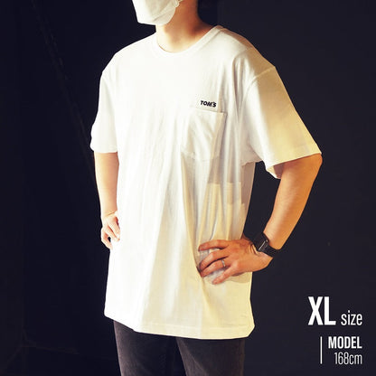 TOM'S Racing Pocket T-Shirt (White or Black) T-Shirt