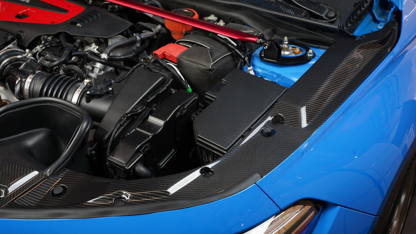 APR Carbon Fiber Honda FL5 Civic Type R Carbon Fiber Radiator Cooling Plat