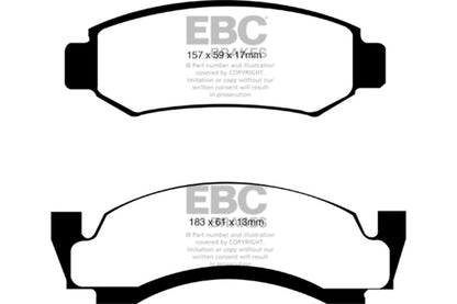 EBC Disc Brake Pad Set DP61261 Photo - Primary