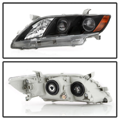 SPYDER xTune 07-09 Toyota Camry Halogen OEM Headlights - Black (HD-JH-TCAM08-AM-BK) 9943225 9943225 Photo - Unmounted
