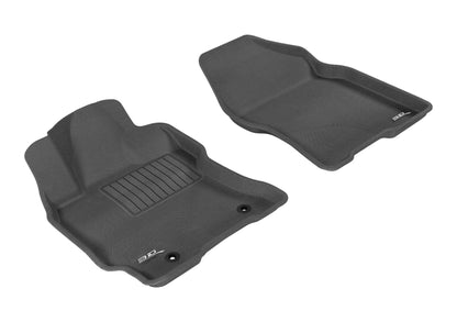 3D MAXpider 2004-2009 Toyota Prius Kagu 1st Row Floormat - Black L1TY14511509 L1TY14511509 Photo - Primary