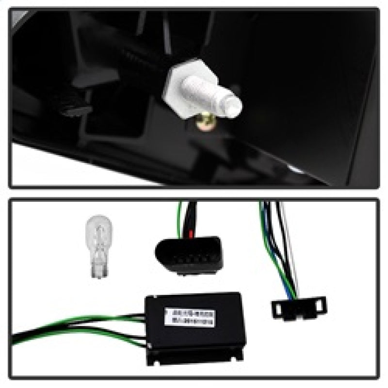 Spyder Audi A5 08-12 LED Tail Lights Black ALT-YD-AA508-LED-BK 5082275 5082275 Photo - Unmounted