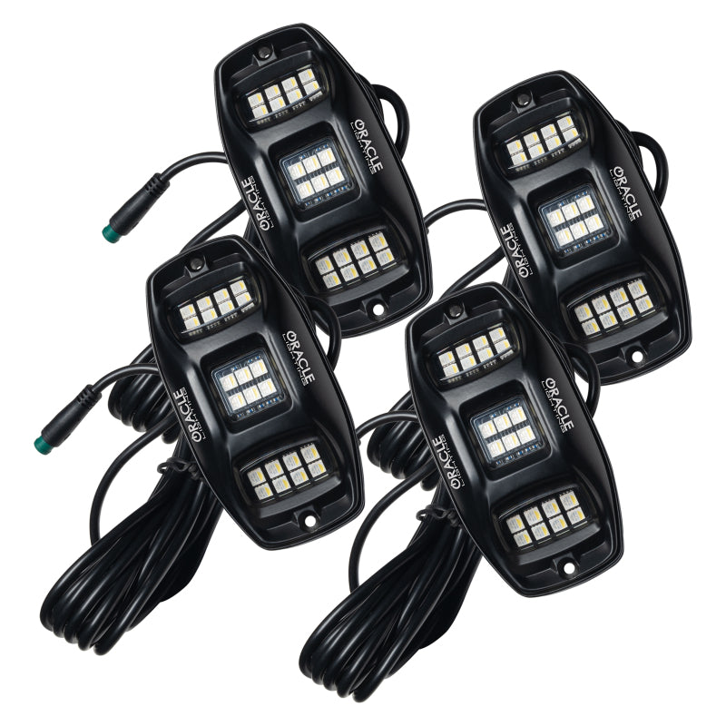 ORACLE Lighting Oracle Underbody  RGB+W Wheel Well Rock Light Kit - 4 PCS - ColorSHIFT 5895-339 5895-339 Photo - out of package