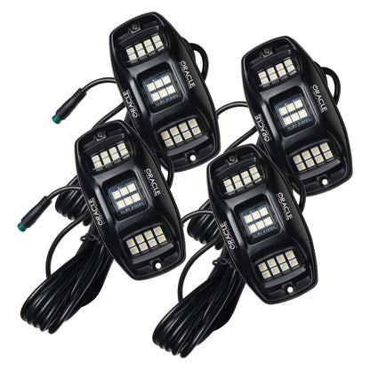 ORACLE Lighting Oracle Underbody  RGB+W Wheel Well Rock Light Kit - 4 PCS - ColorSHIFT 5895-339 5895-339 Photo - out of package