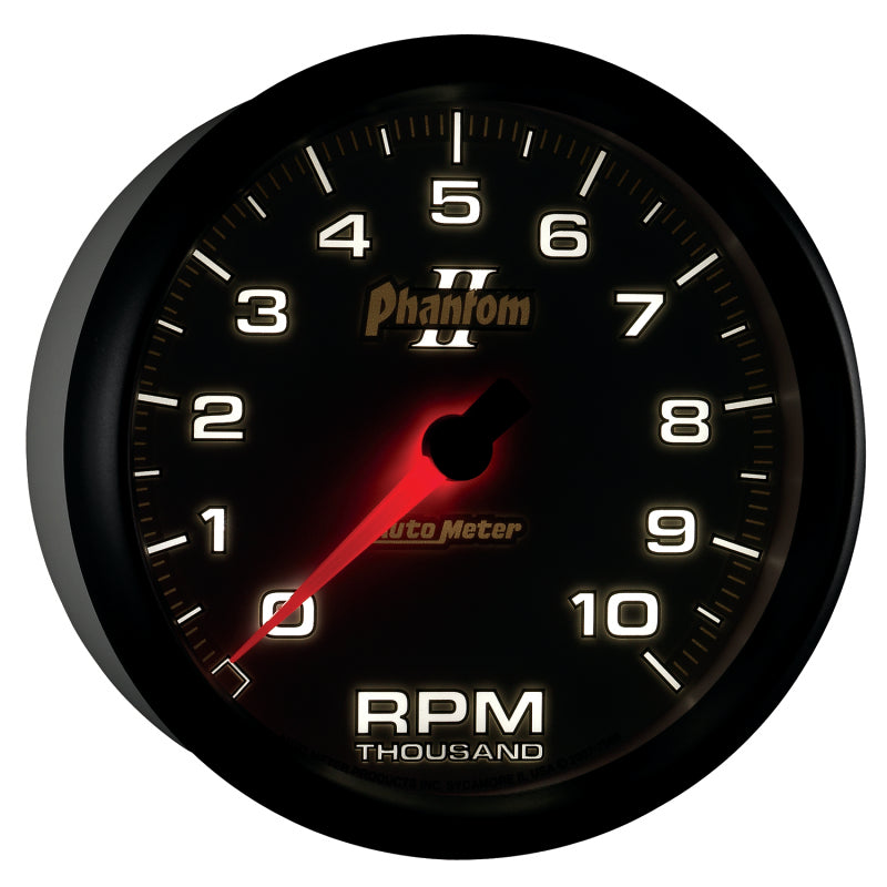 Autometer Gauge, Tachometer, 5", 10k Rpm, In-Dash, Phantom II 7598 User 6