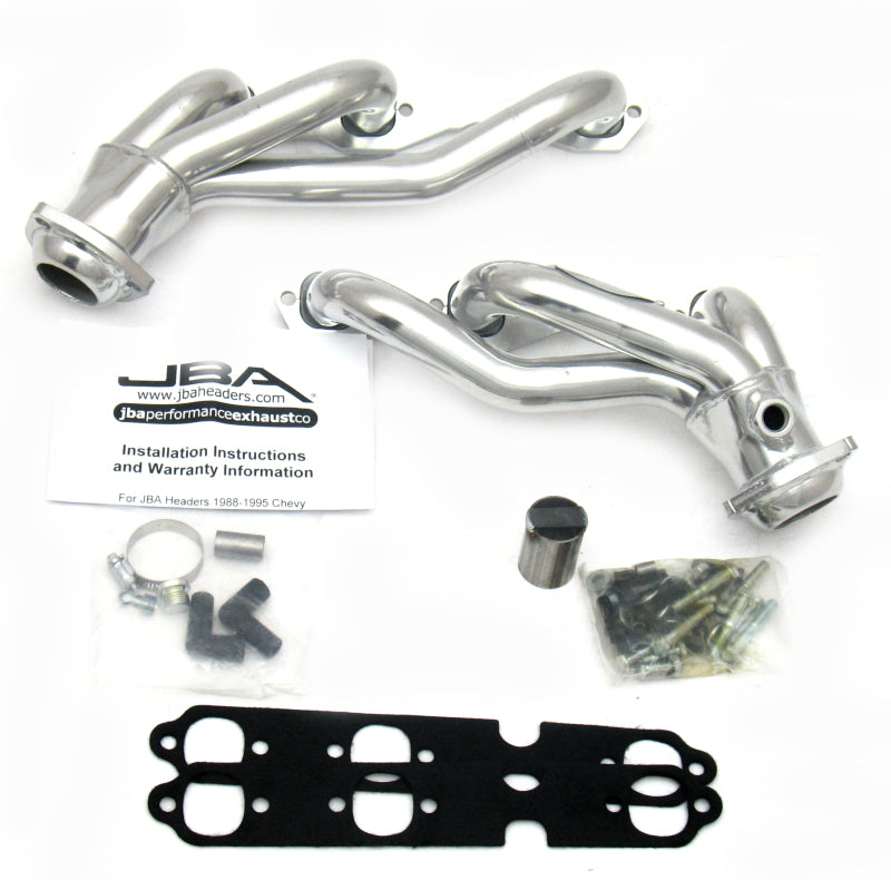 JBA 88-95 GM Truck 4.3L V6 w/o A.I.R. Injection 1-1/2in Primary Silver Ctd Cat4Ward Header 1840SJS 1840SJS Photo - Primary