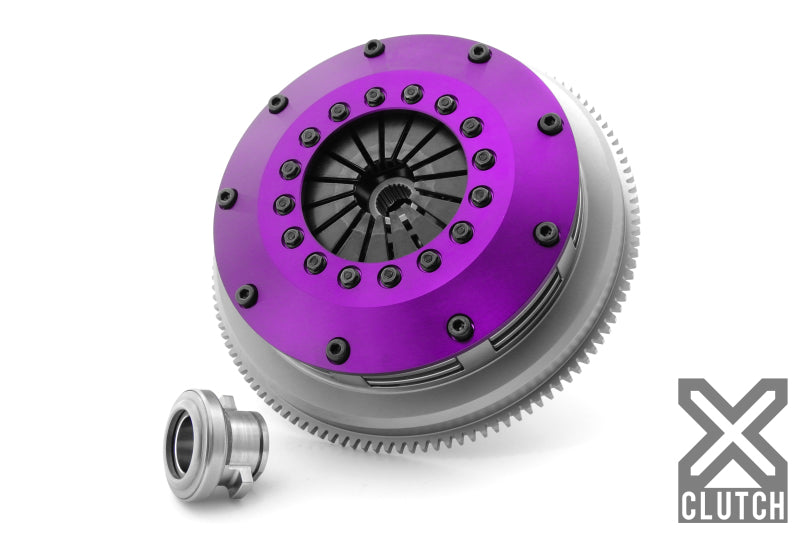 XCLUTCH 89-94 Nissan Skyline GT-R 2.6L 8in Twin Sprung Ceramic Clutch Kit XKNI20520-2B XKNI20520-2B Photo - Primary