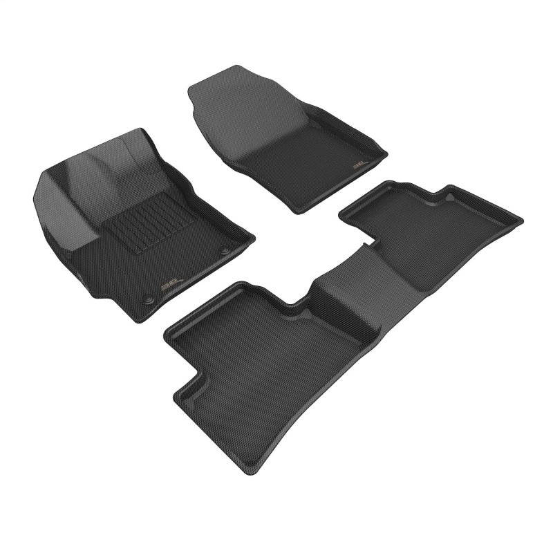 3D MAXpider 3D MAXider 22-23 Toyota Corolla Cross FWD Kagu Black Floor Mats - Row 1/2 L1TY29301509 L1TY29301509 Photo - Primary
