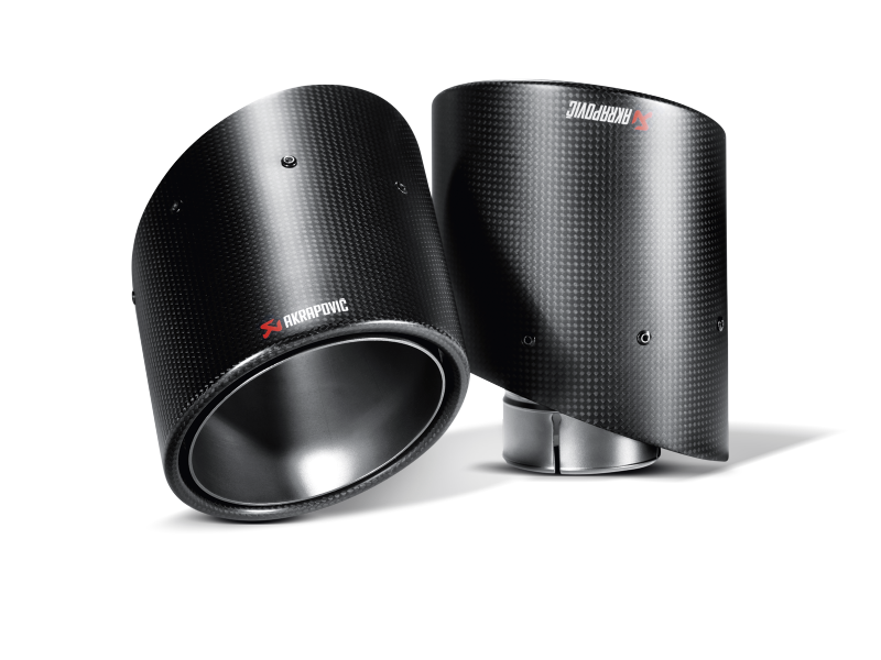 Akrapovic 08-14 Mitsubishi Lancer Evolution Tail Pipe Set (Carbon) TP-NIZ34-C TP-NIZ34-C Photo - Primary