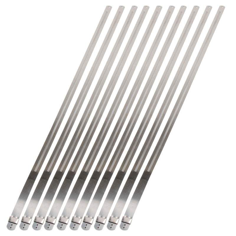 DEI Stainless Steel Positive Locking Tie 1/2in (12mm) x 20in - 10 per pack 10213 10213 Photo - Primary