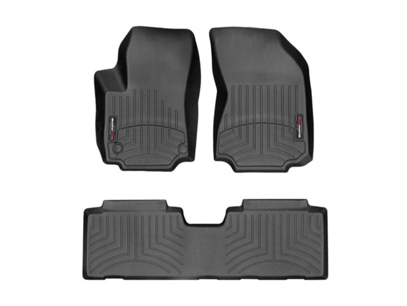 WeatherTech WT FloorLiner - Front - Blk Floor Mats Floor Mats - Rubber main image