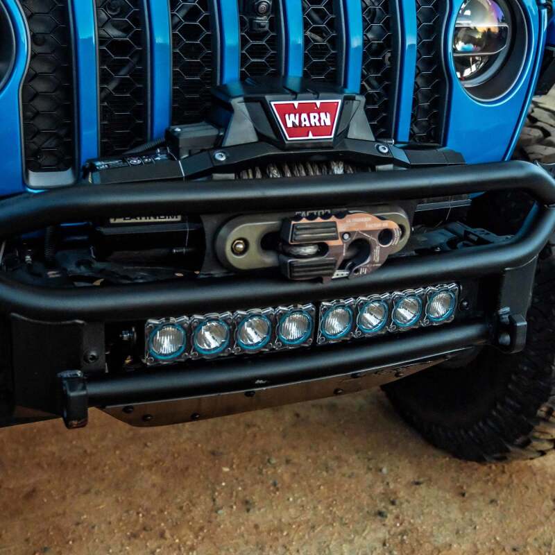 KC HiLiTES FLEX ERA LED Light Bar Bezel Kit for 10in. Segments - Blue 30580 30580 Photo - lifestyle view