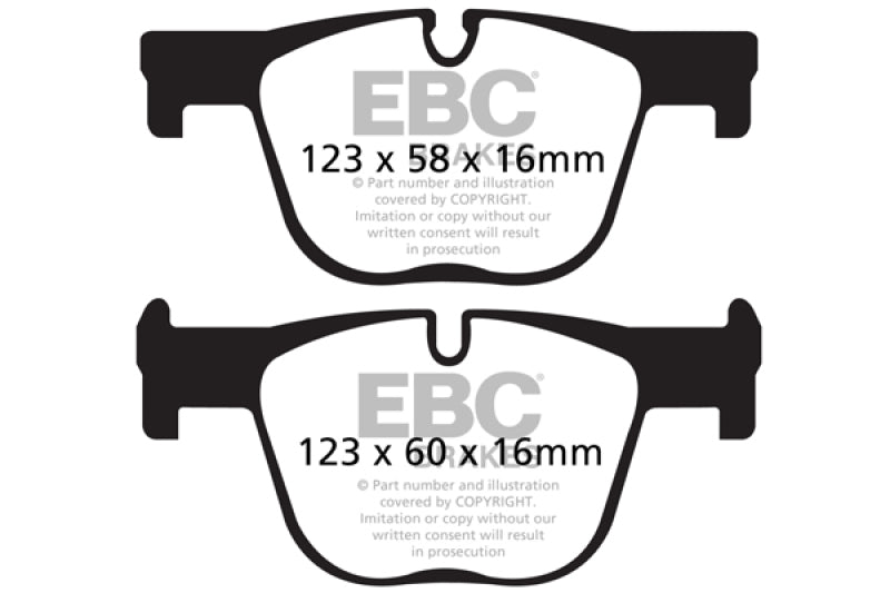 EBC brake Ultimax2 brake Pads UD1610 UD1610 Photo - Primary