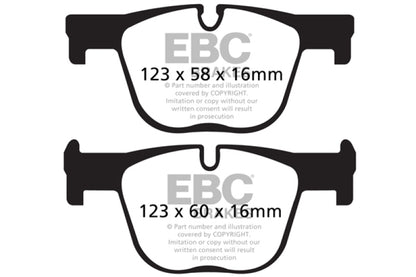 EBC brake Ultimax2 brake Pads UD1610 UD1610 Photo - Primary